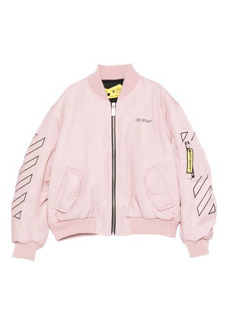 Giubbino con logo OFF WHITE KIDS | OGEH004F25FAB0013B10